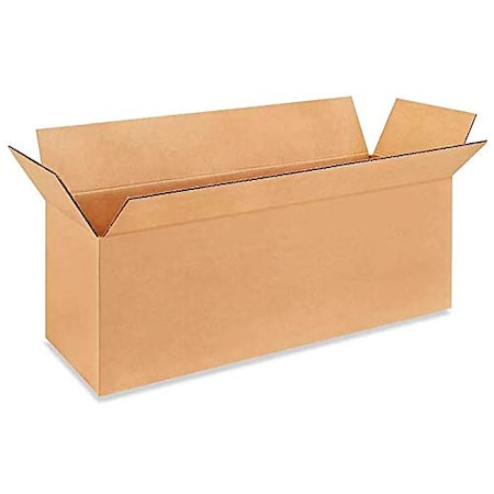 Idl Packaging 24 in x 8 in x 8 in Shipping Box, Kraft, Corrugate, 25 PK B-2488-25